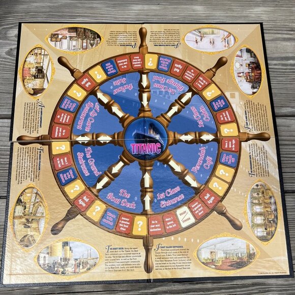 1998 Talicor Titanic Historical Society Trivia Adult Board Game Complete - Picture 6 of 14